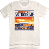 Houston Astrodome Sunset Unisex Tee